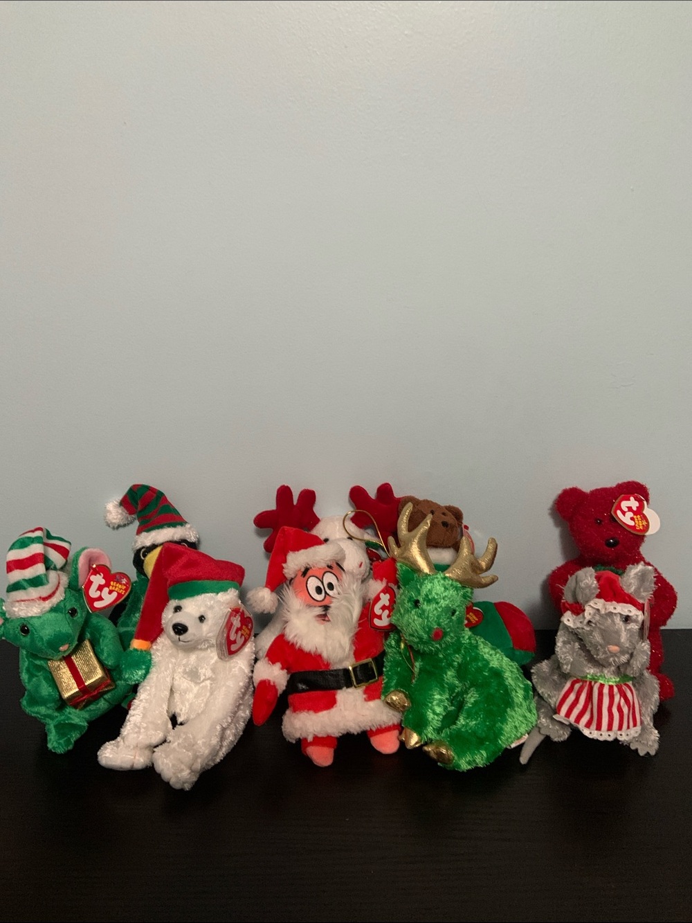Ty Holiday Beanies Group of 9